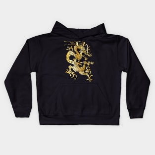 Gold Dragon 06 Kids Hoodie